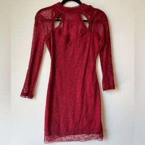 FREE PEOPLE Lace Bodycon Dress